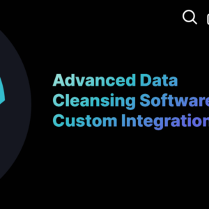 Data cleansing AI software