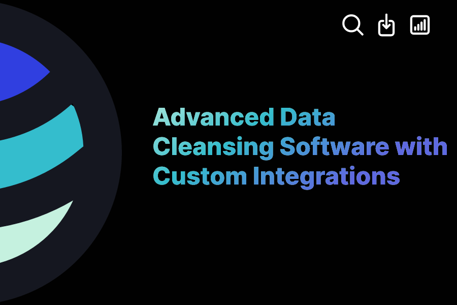 Data cleansing AI software